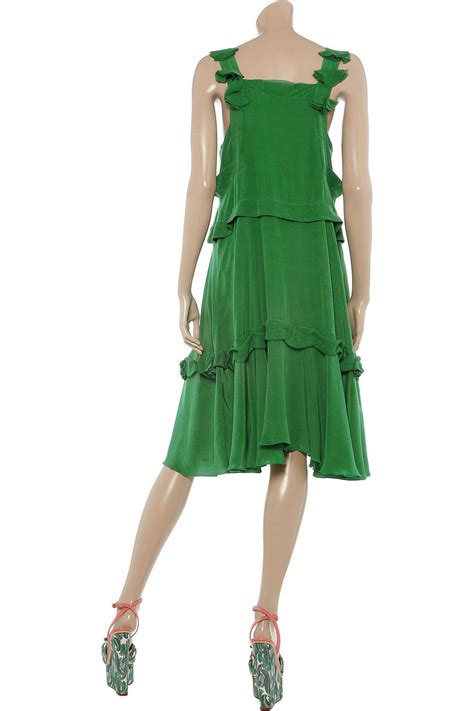 see by chloe green dress